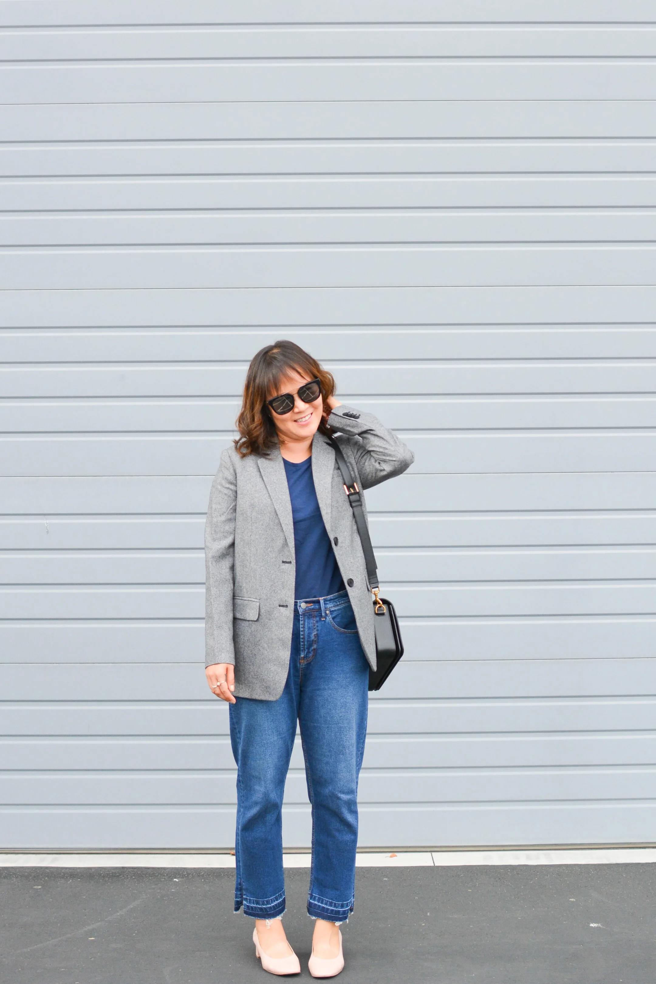 Everlane Review The Oversized Blazer Fairly Curated